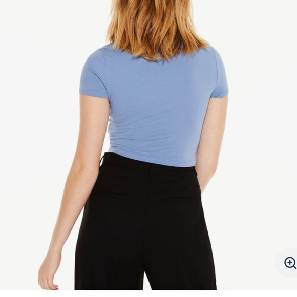 Aeropostale, baby tee, seriously soft green top, Junior size M - Picture 3 of 8